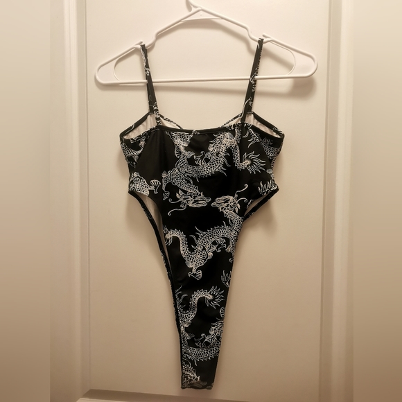 Shein dragon print bodysuit - Picture 3 of 8